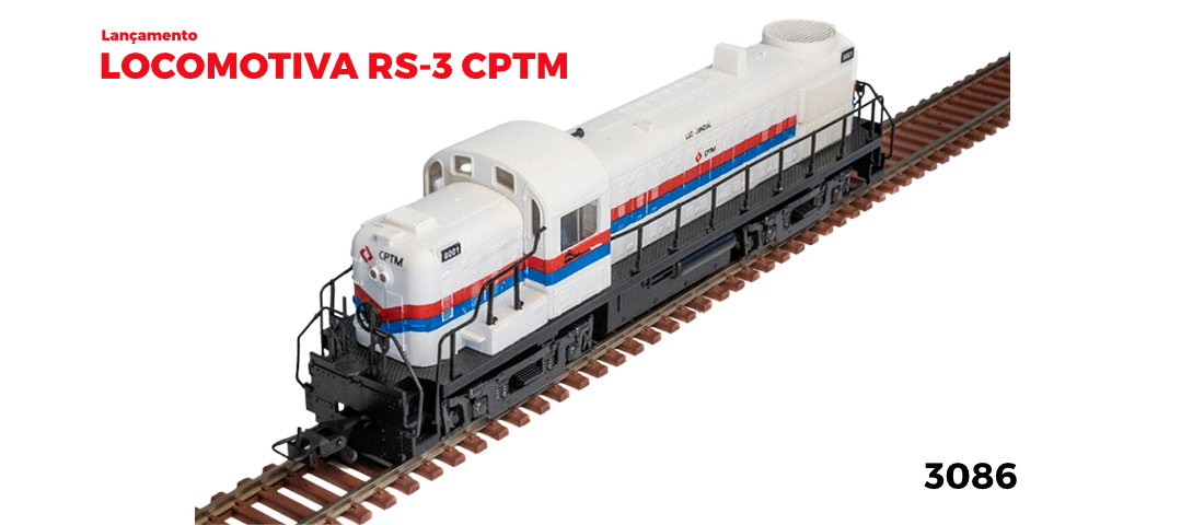 Trem Elétrico Locomotiva Ferrorama Pista Trilho com 3 vagões